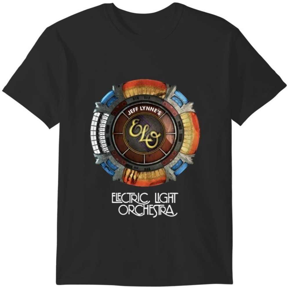 Electric Light Orchestra Elo Rock Band Black Tshirt